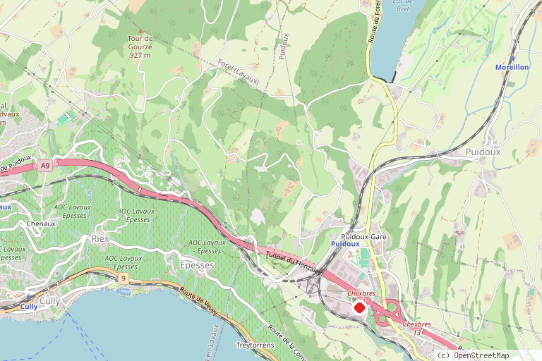Karte mit der Lage von Brasserie Docteur Gab's