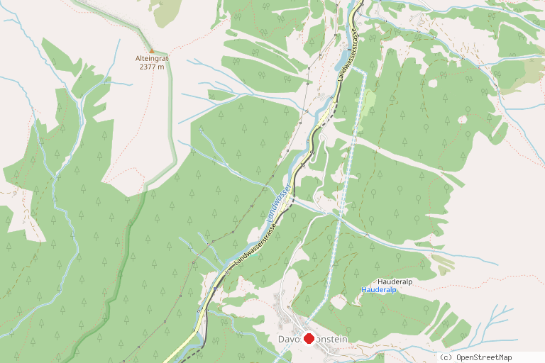 Karte mit der Lage von BierVision Monstein