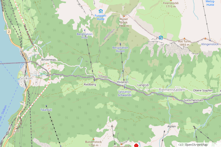Karte mit der Lage von Alplersee