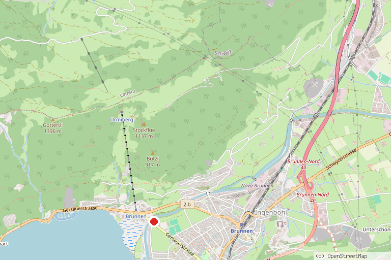 Karte mit der Lage von Active Escape Schwyz