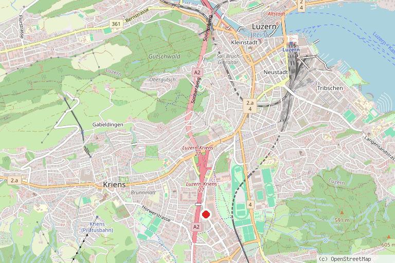 Karte mit der Lage von Haus der Instrumente
