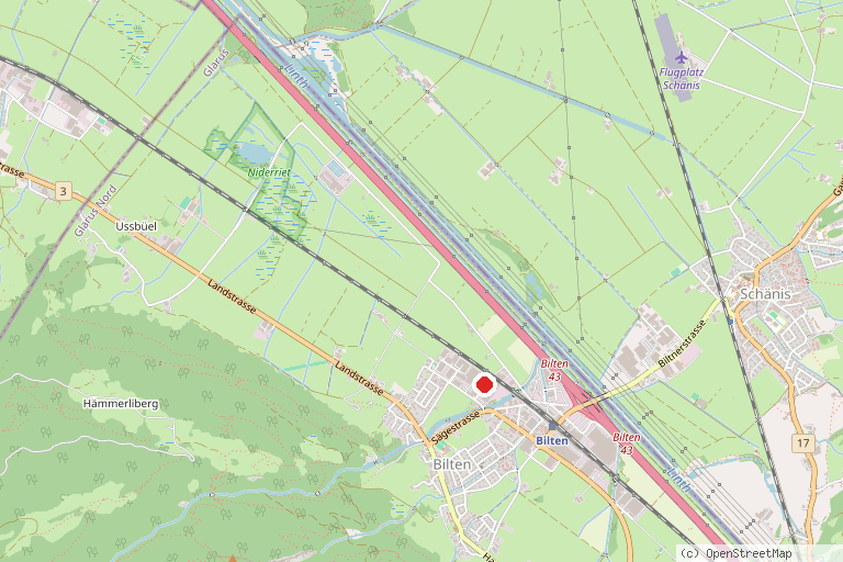 Karte mit der Lage von House of Läderach