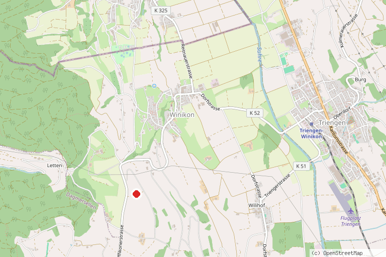 Karte mit der Lage von Erlebnisbauernhof Weiernheim