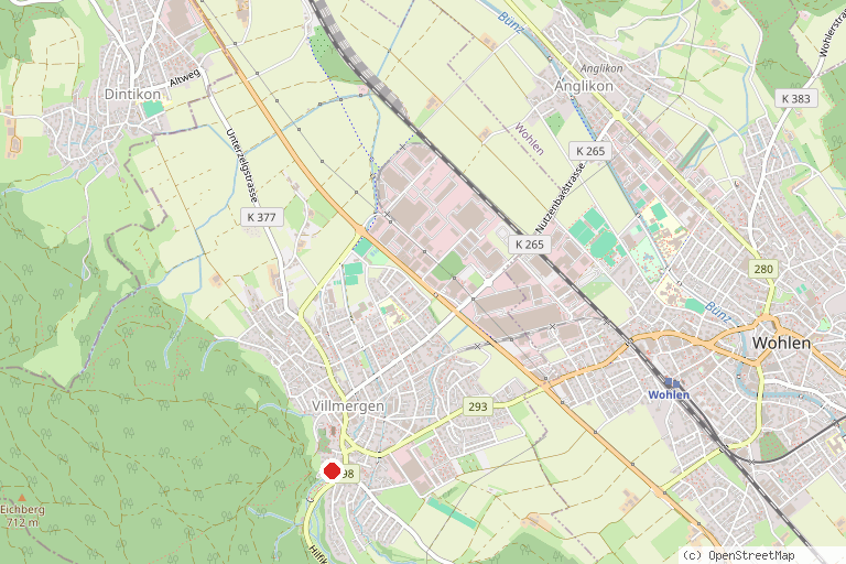 Karte mit der Lage von Sinnespark Obere Mühle