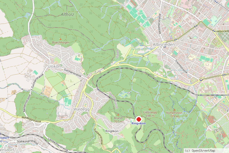 Karte mit der Lage von Fürstengrabhügel Sonnenbühl