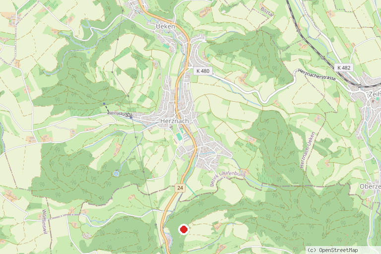 Karte mit der Lage von Ruine Urgiz, Burgruine / Hochwacht